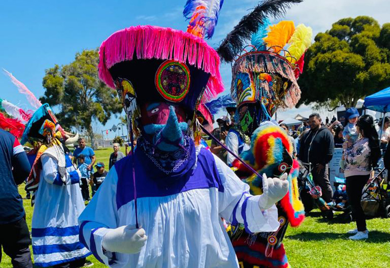 Chinelo dancers at Marina Park